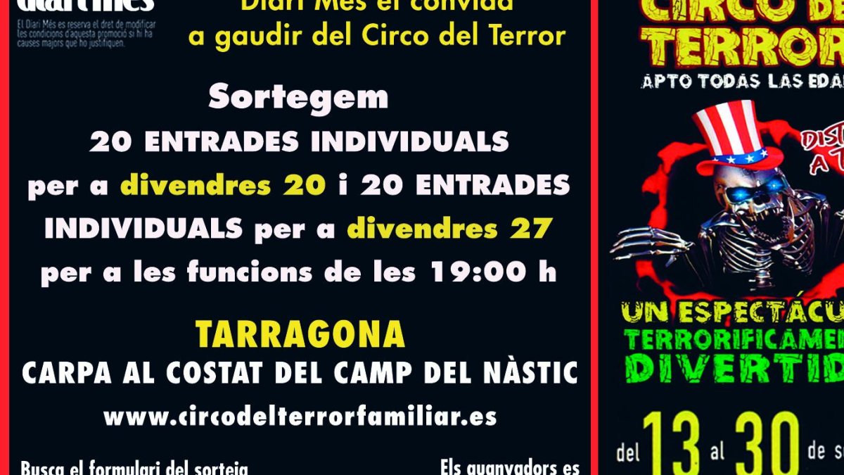 Et convidem al Circo del Terror.