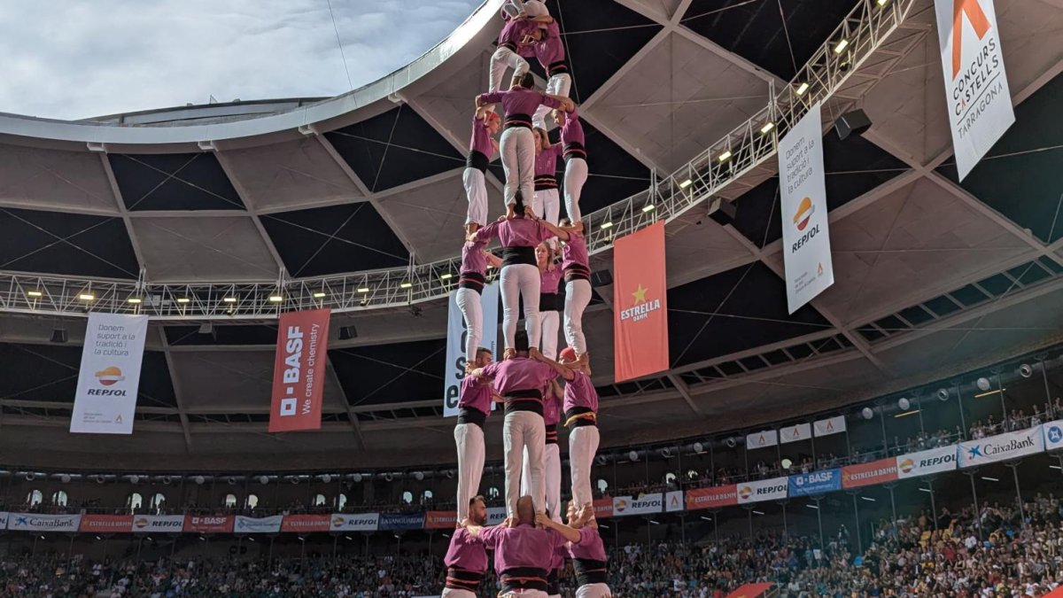 Els Moixigangers d’Igualada van realitzar el 4 de 9 amb folre a la segona ronda.
