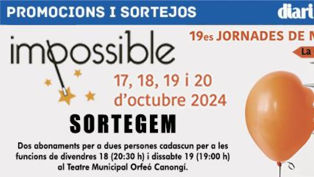 Sorteig de La Canonja, jornades de Màgia.