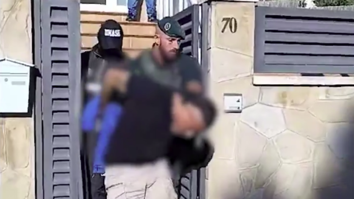 Momento de la detención de los Narcos Ecuador Los Tiguerones.