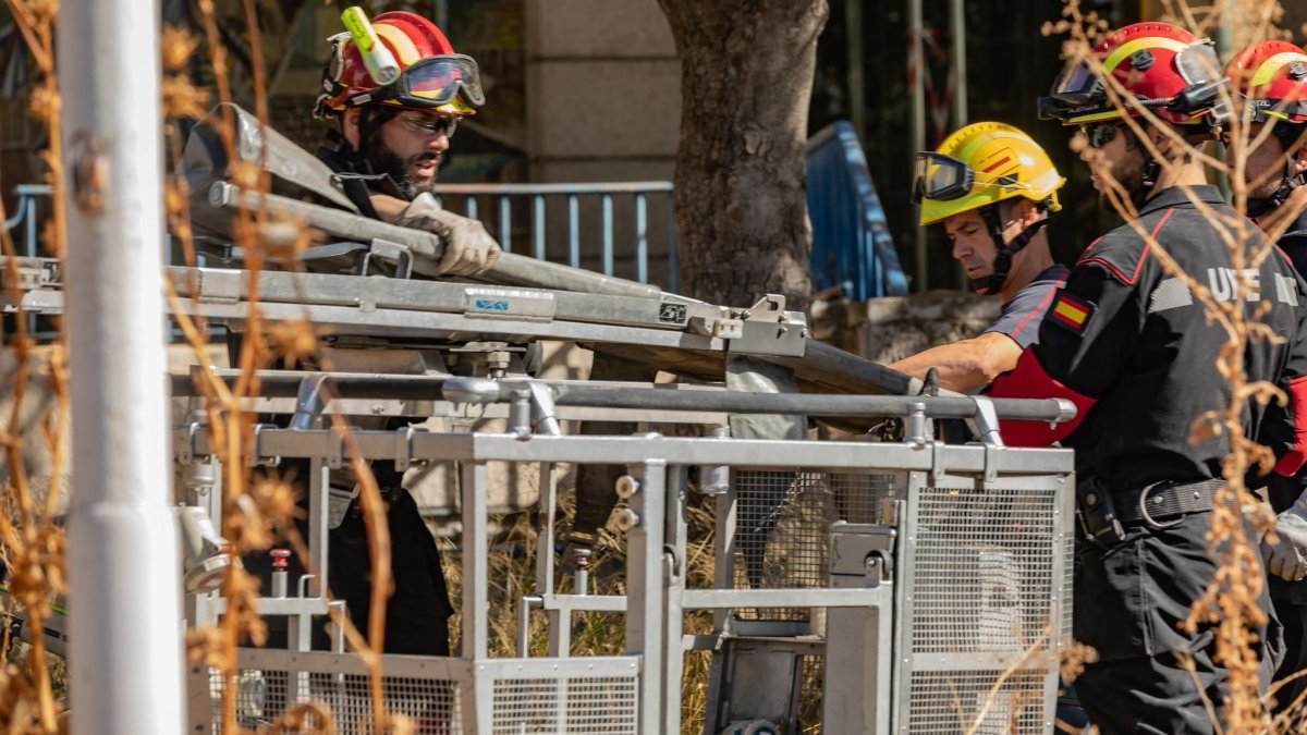 Agentes de la UME en una imagen de archivo.