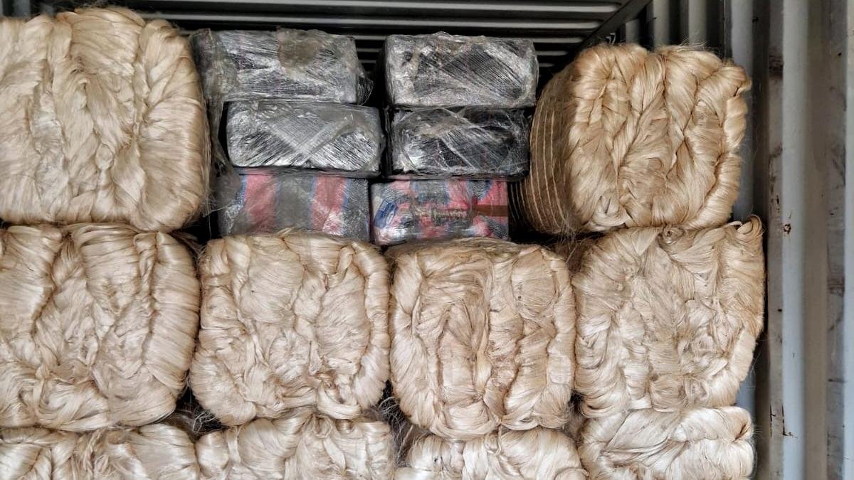 Imagen de la droga interceptada.