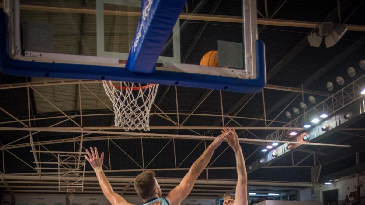 Imagen del partido de este sábado