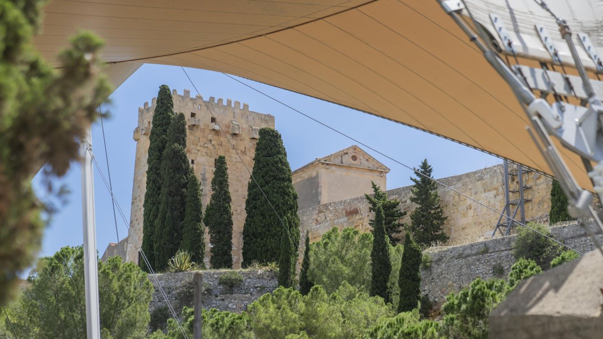 El tramo de la Falsa Braga afectado por las lluvias intensas de la DANA está situado detrás del Teatre Auditori Camp de Mart.