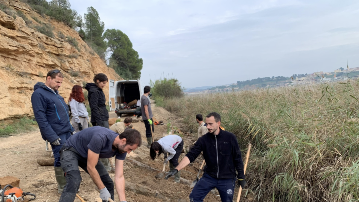 Imatge del projecte del Grup de Natura Freixe a Flix.