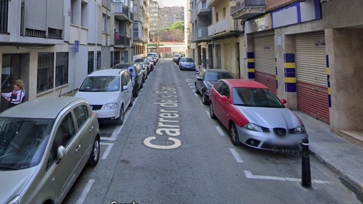 Imatge del carrer banys de Reus.