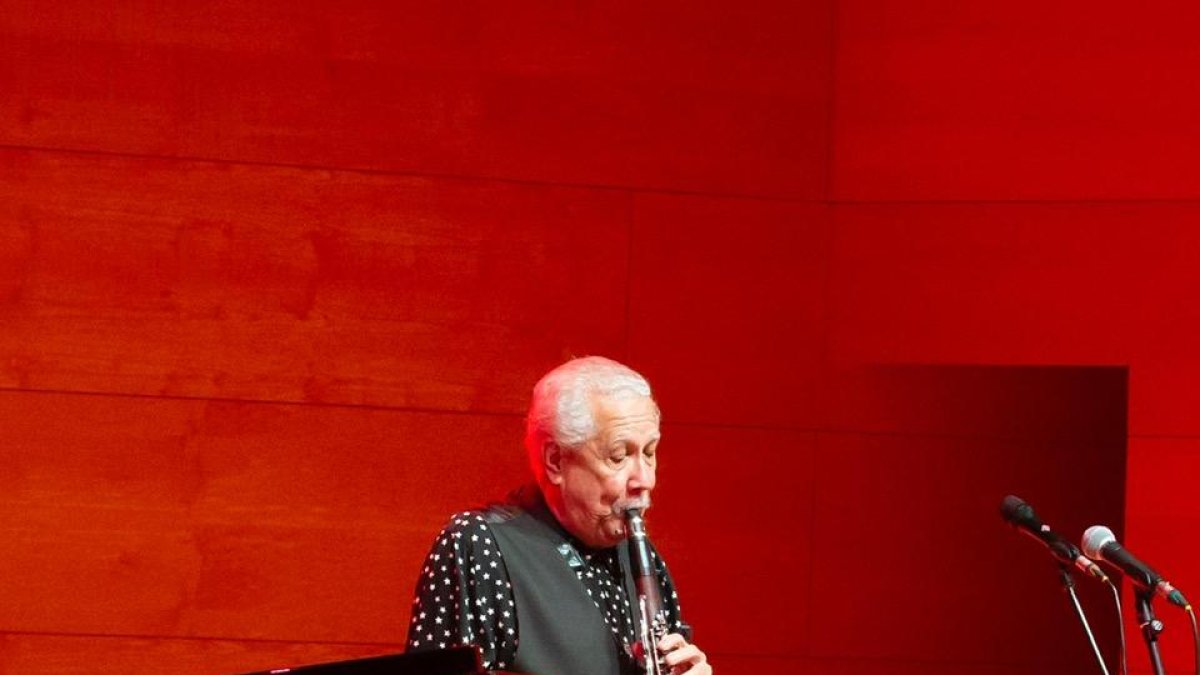 Imagen del clarinetista y saxofonista Paquito D'Rivera en Vila-seca.