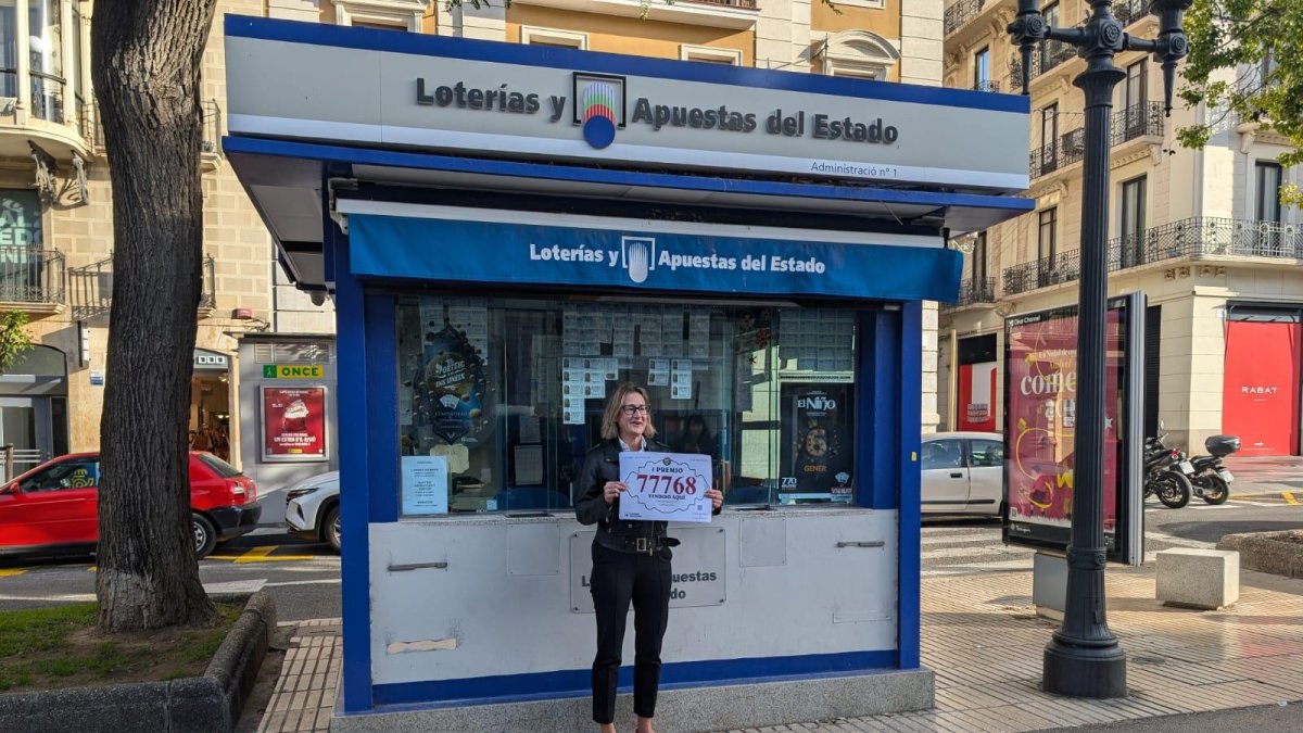 El número premiat ha estat el 77.768, que s'ha venut al quiosc de la Rambla Nova de Tarragona
