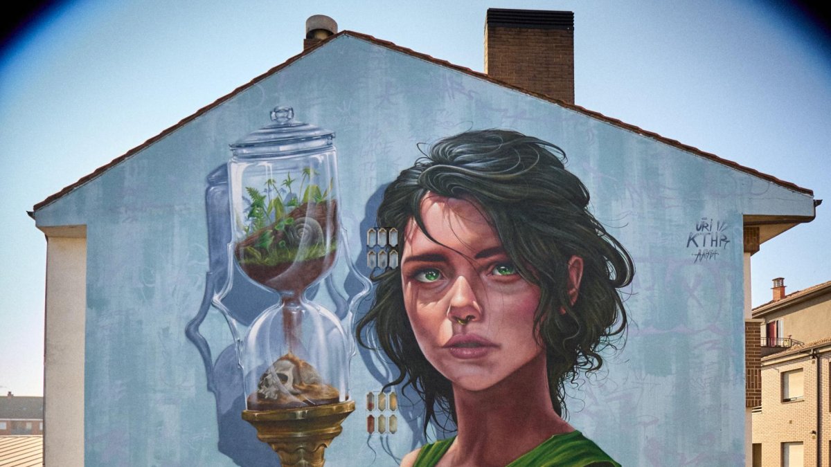 Imagen del grafiti 'The Messenger'