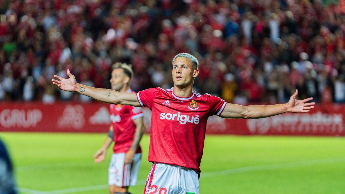 Alan Godoy, en la seva etapa amb el Nàstic.