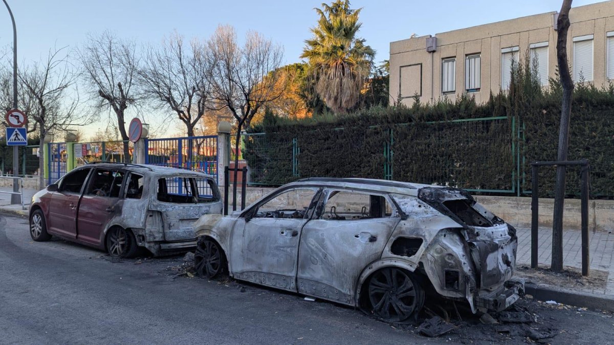 L’incendi dels vehicles es va produir el passat 10 de gener.