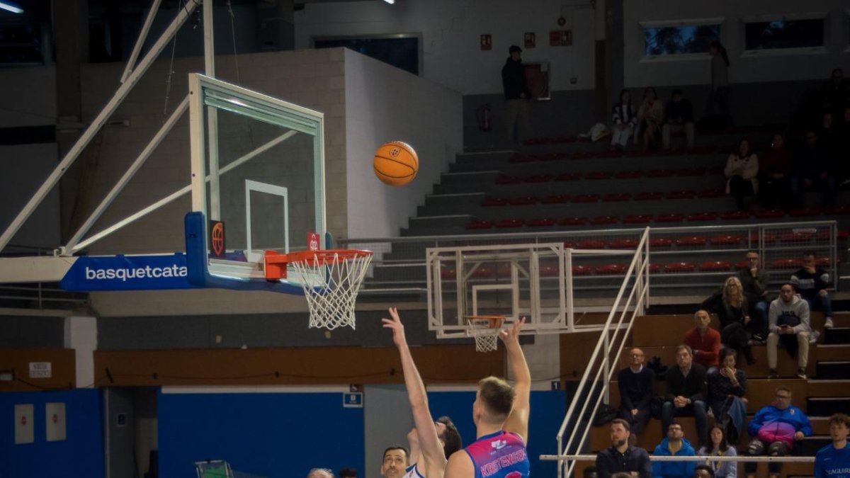 Imagen del partido de este sábado