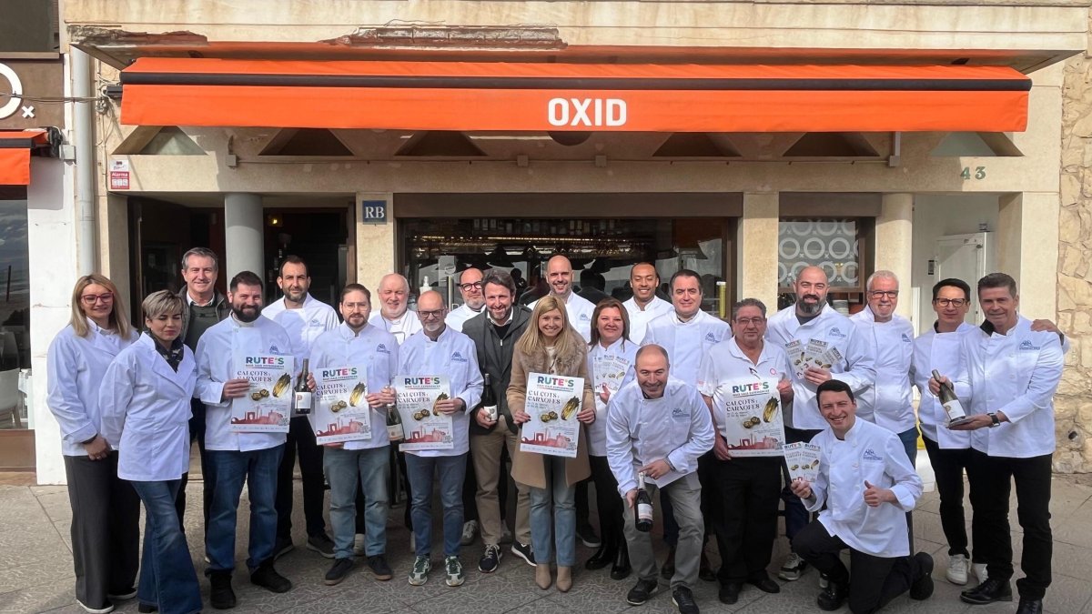 Presentación de las ‘Rutas Baix Gaià Experiencias con calçots y alcachofas’.