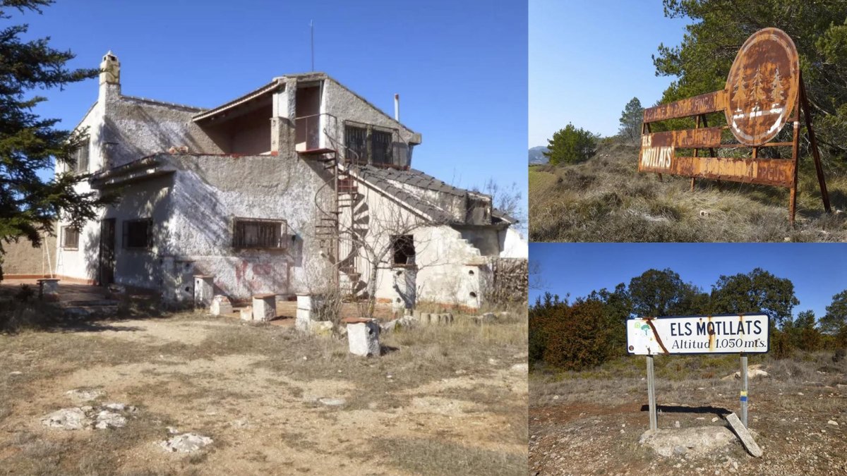 Imatge de l’estat en el qual es troba la urbanització dels Motllats.