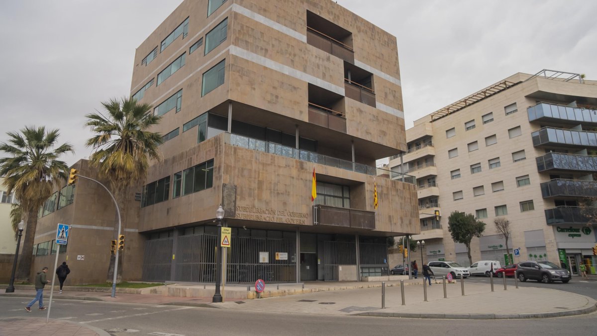 Imatge de la seu de la Subdelegació del Govern espanyol a Tarragona, ubicada a la plaça Imperial Tàrraco.