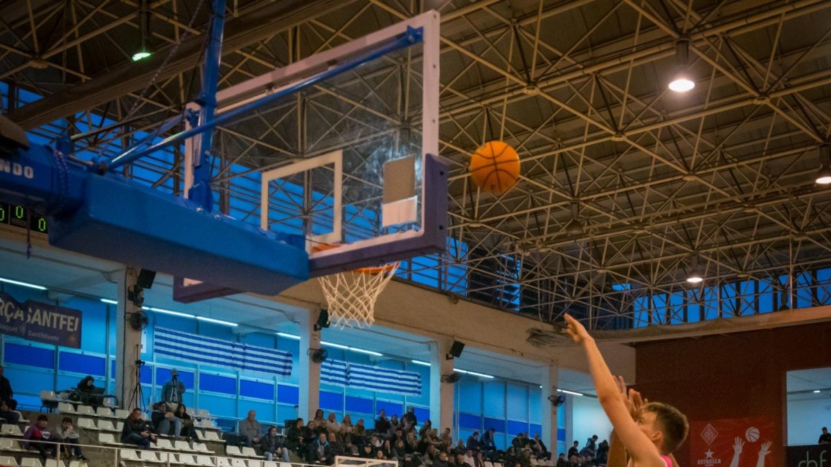 Imatge del partit d'aquest dissabte