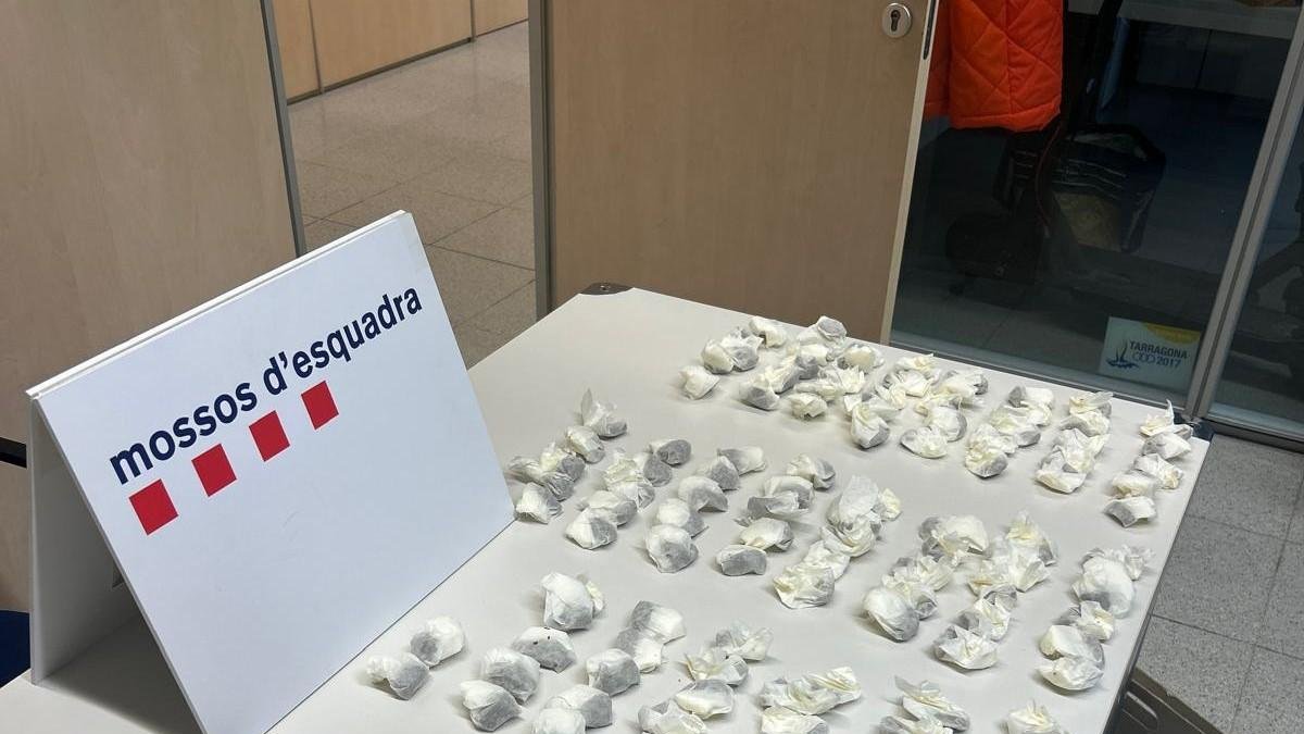 Dinero y sustancias intervenidas durante el operativo en Campclar.