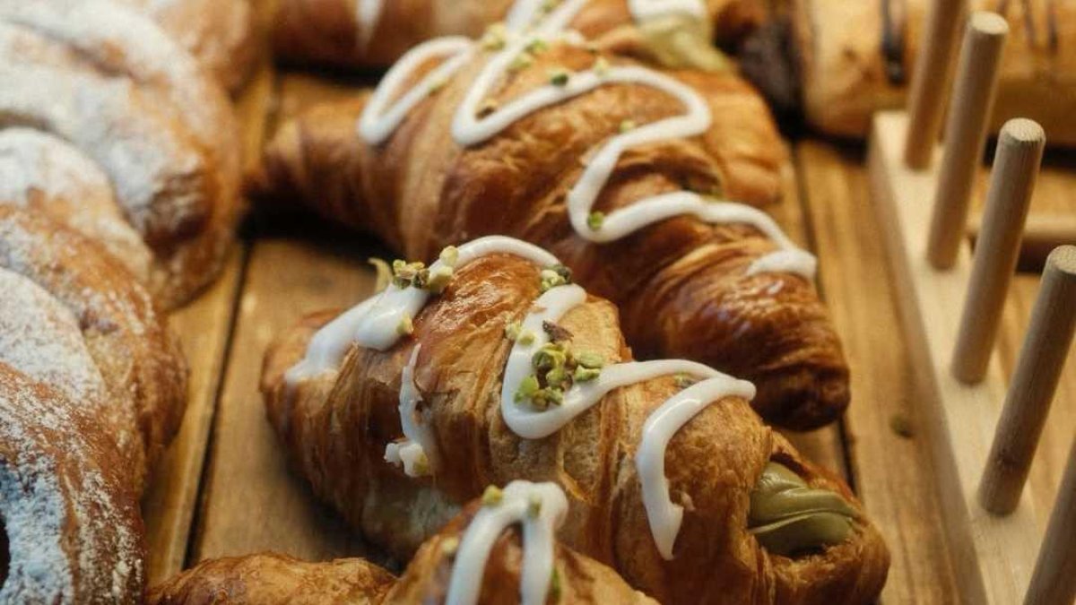 Imatge de croissants de la cafeteria SantaGloria.