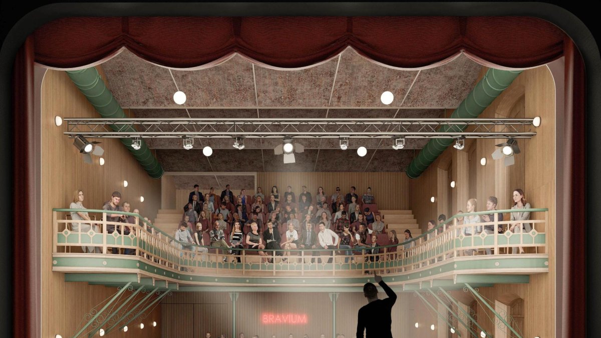 Imatge del projecte guanyador del concurs per a la rehabilitació del Centre Catòlic.