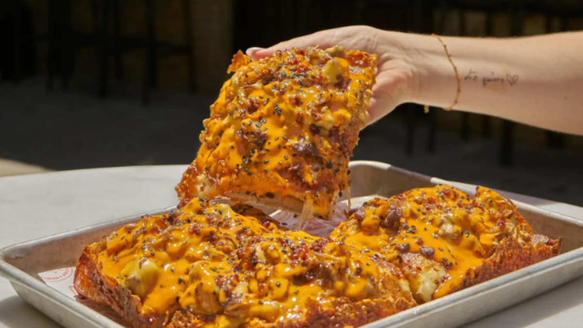 Imatge de la pizza 'Detroit’, que va guanyar a Alacant.