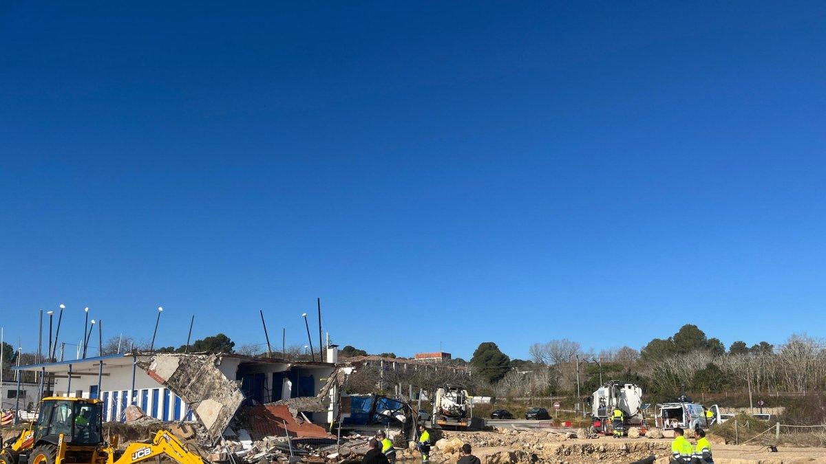 La Generalitat ha licitat les obres d’enderroc de la part del club malmesa pels temporals de la Dana.