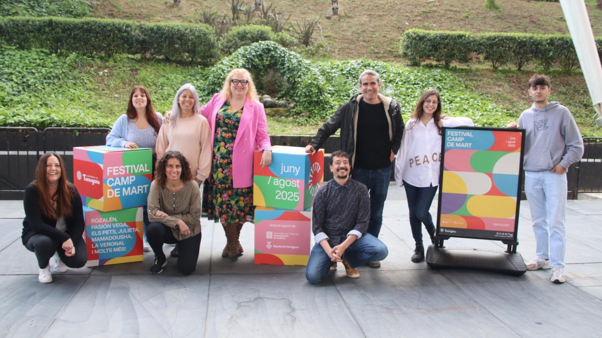 Imagen de los impulsores del Festival Camp de Mart de Tarragona.