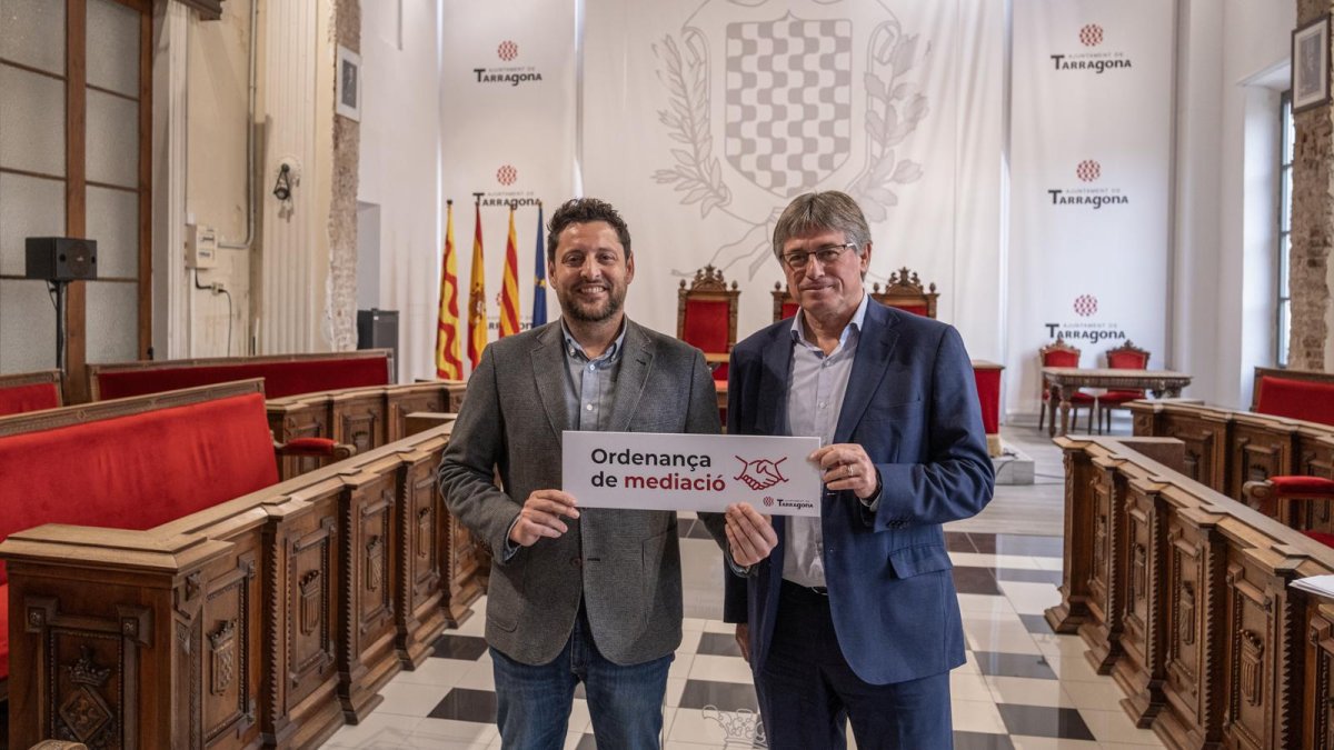 Presentación de la nueva ordenanza de mediación.