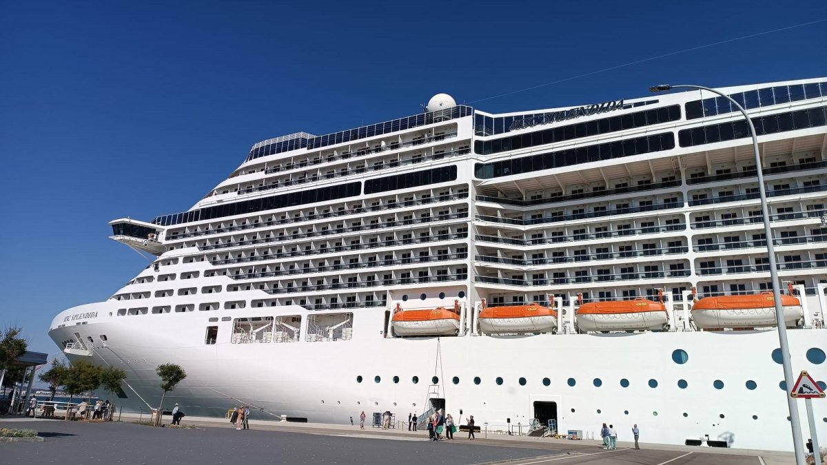 Imatge de l'MSC Splendida.