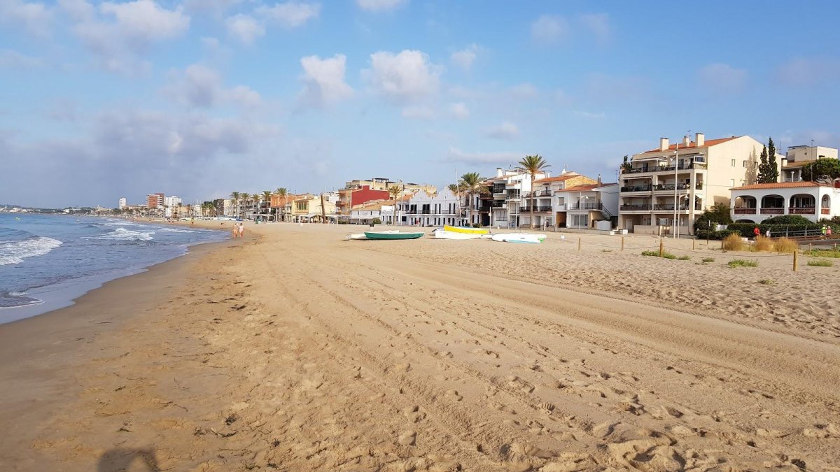 Imatge de la platja del Vendrell.