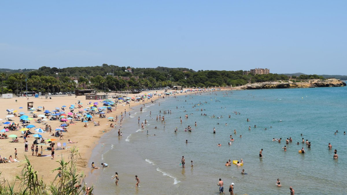 Imatge d’arxiu de la platja de l’Arrabassada de Tarragona