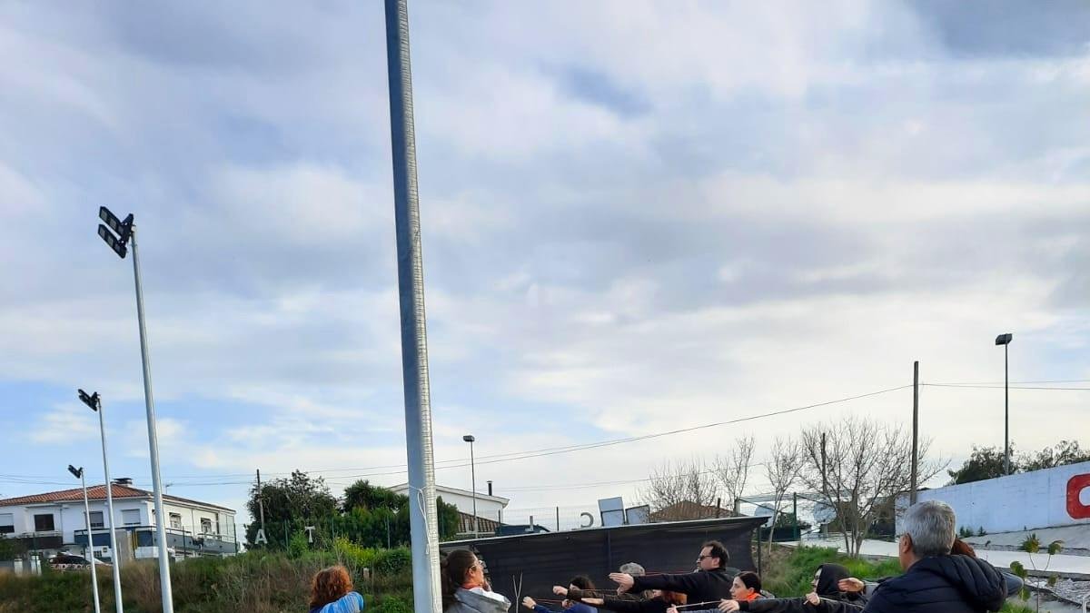 Una de les activitats ofertes era el tir amb arc.