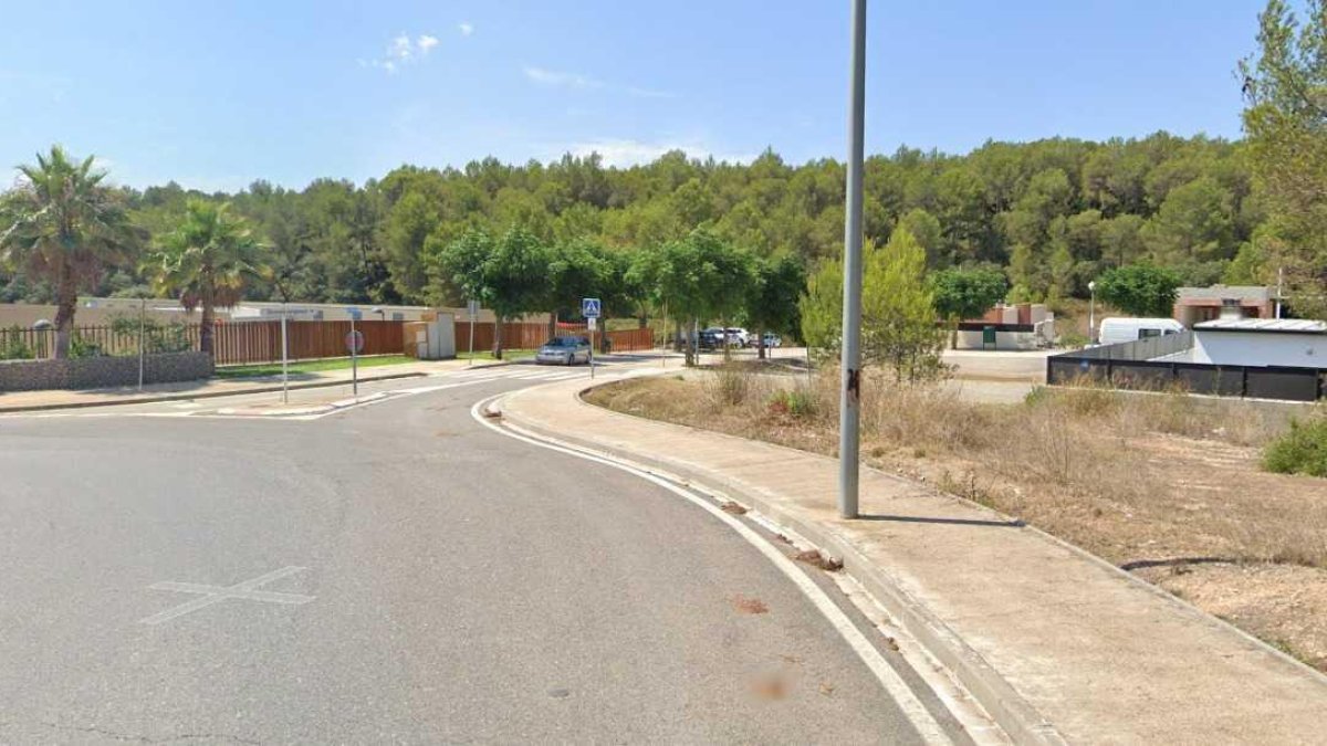 Ubicació del futur hub de futbol, al costat del Catllar.