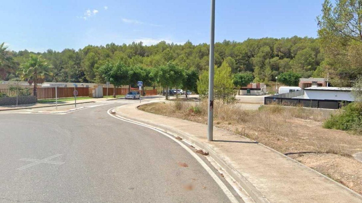 Ubicación del futuro hub de fútbol, al lado del Catllar.