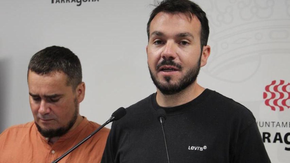 Imatge dels consellers Toni Carmona i Jordi Collado.