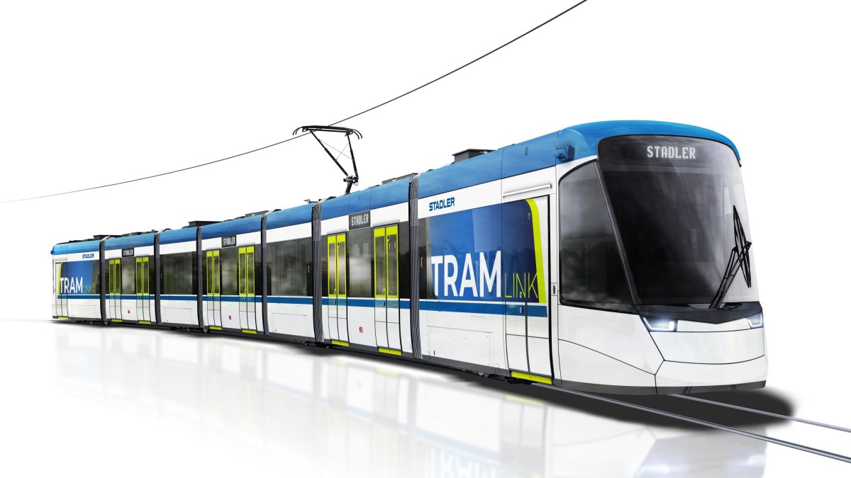 Imatge del model Tramlink, seleccionat per donar servei a la primera fase del Tramvia del Camp de Tarragona.