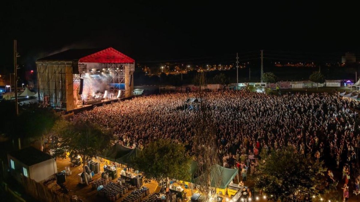 Fotografia d’arxiu de la primera edició del Reus Music Festival al Parc de la Festa.