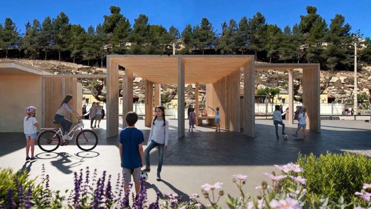 Render de l'Station Trail que es vol impulsar a Tivissa.