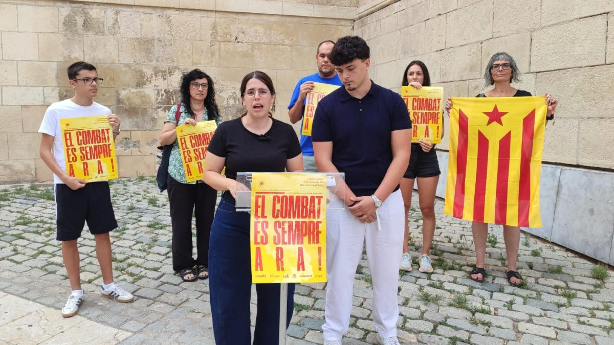 Presentación de los actos de la izquierda independentista para el 11S.