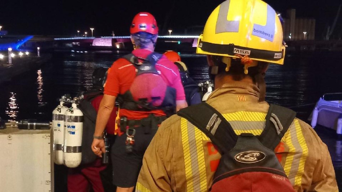 Imagen de los efectivos en el Puerto de Tarragona