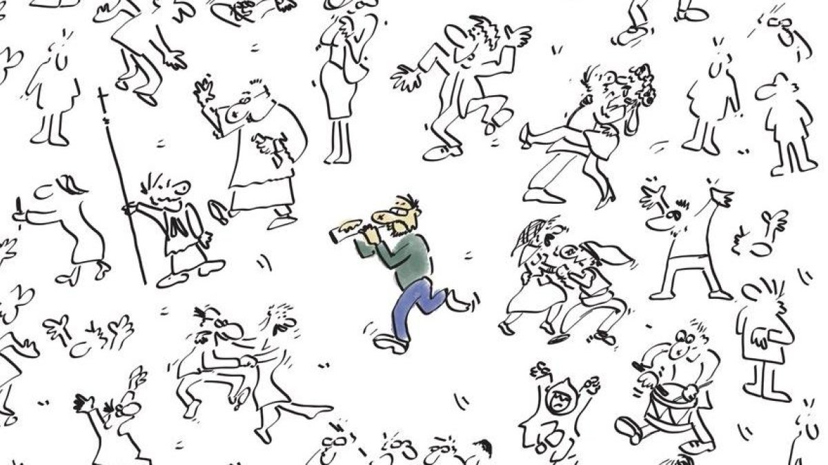 El programa de fiestas ha sido ilustrado con dibujos del mismo Blanch