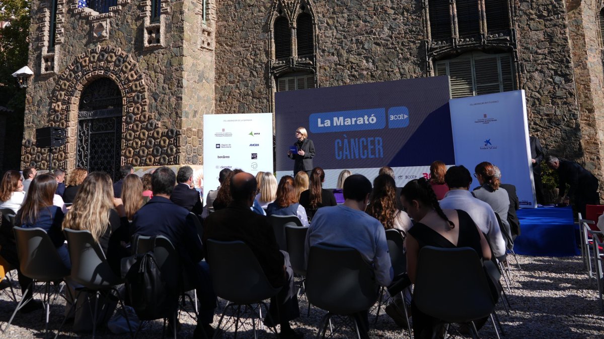 Presentació de La Marató de 3Cat a la Torre Bellesguard a Barcelona