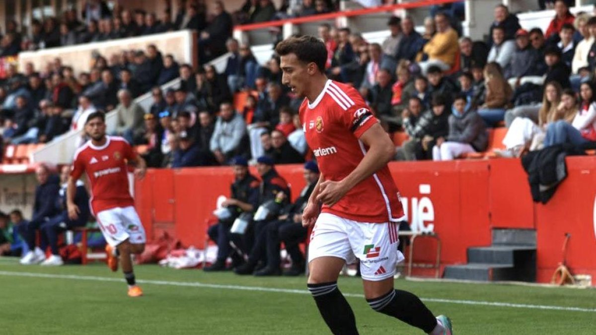 Marcos Baselga durant el duel.