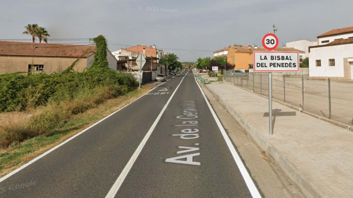Imagen de la T-240 en la Bisbal del Penedès.