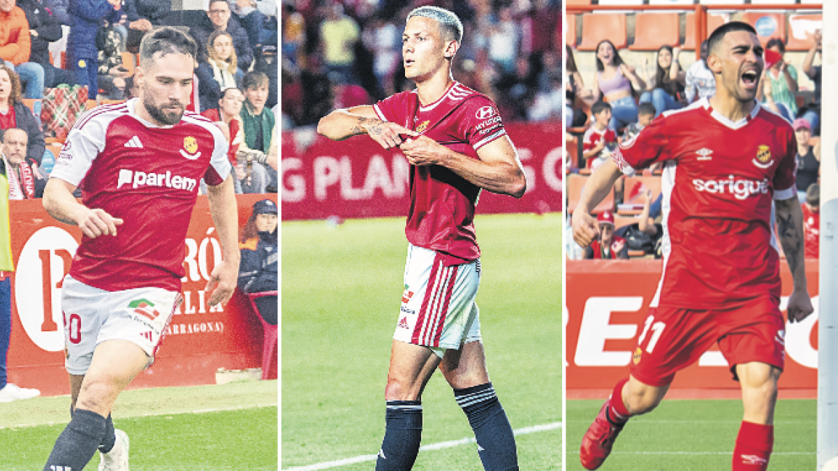 D’esquerra a dreta, Migue Leal (24-25), Alan Godoy (23-24) i Dani Romera (21-22).