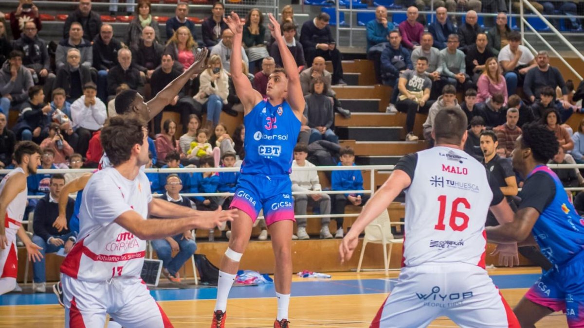 Imatge del partit contra el Barbastro