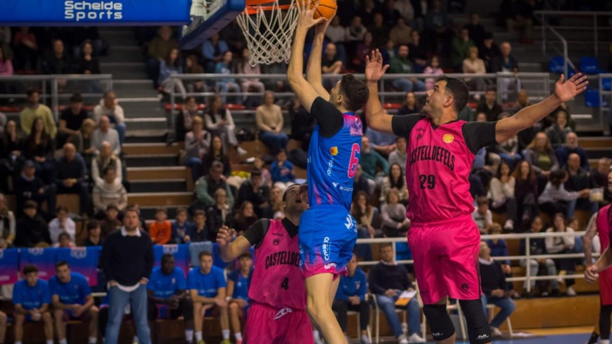 Imatge del partit contra Castelldefels