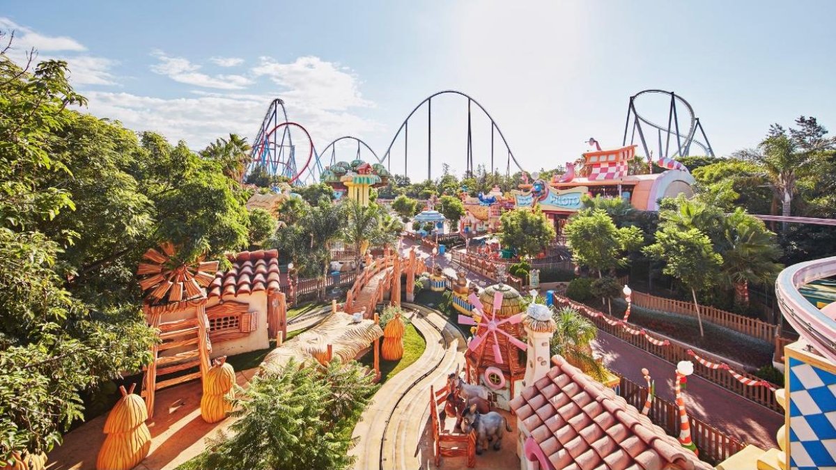 Imagen del parque de atracciones de PortAventura World.