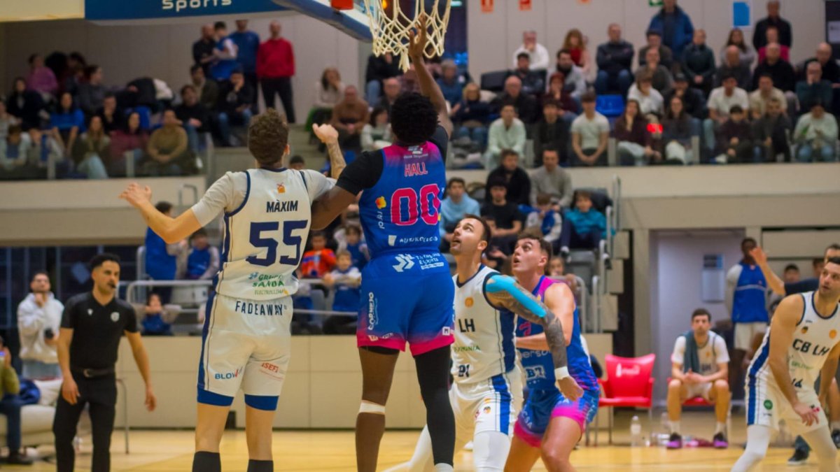 Imatge del partit contra el Sandà l’Hospitalet