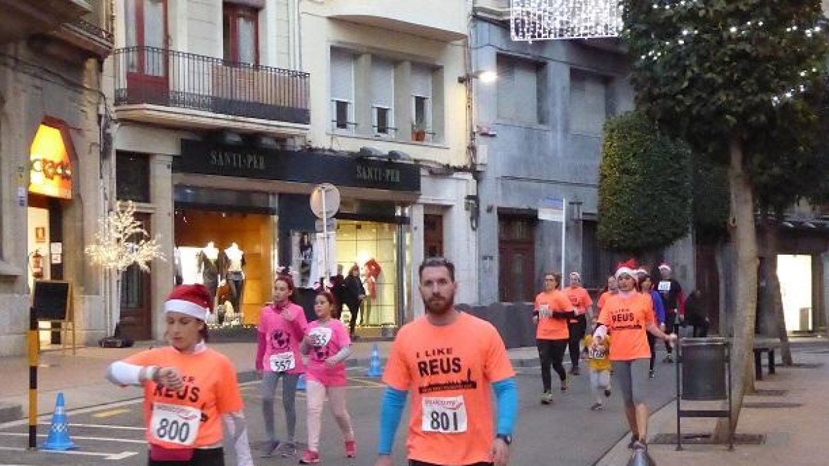 Una cursa de Sant Silvestre de Reus passada.