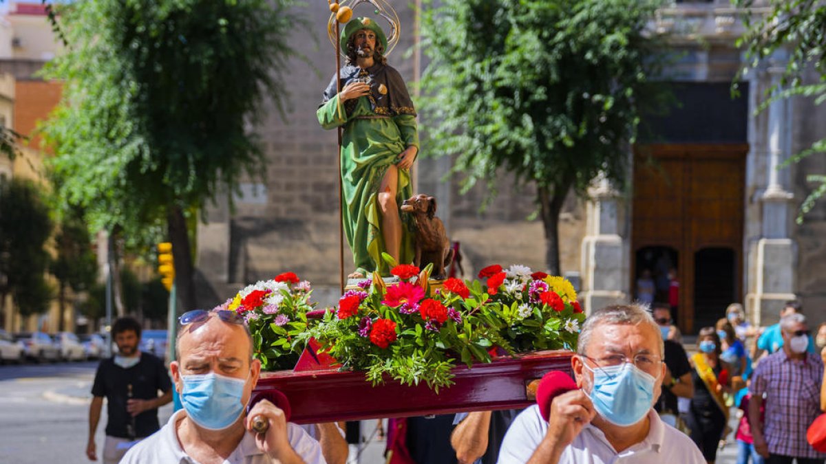 El barrio del Cos del Bou y la Baixada de la Pescateria celebrará un Sant Roc marcado por la pandemia